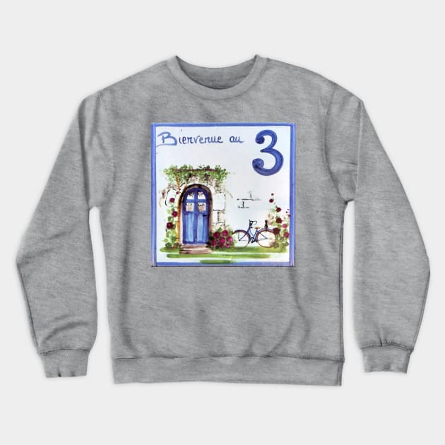 Number 3. Crewneck Sweatshirt by JonDelorme